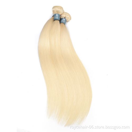 Wholesale Blonde 613 Virgin Hair, 100% Unprocessed Virgin Human Hair Blonde 613 Hair Bundle Extension